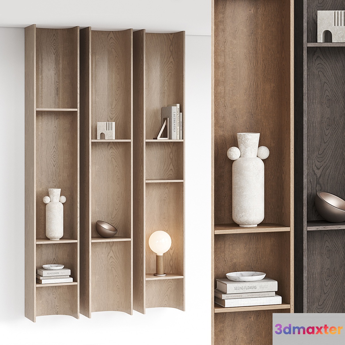 Vertical rack-shelf