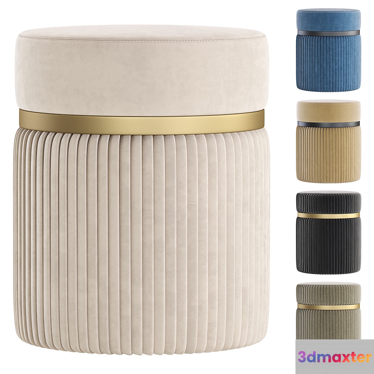 Poof BERNIE by Cazarina Interiors_Пуф БЕРНИ