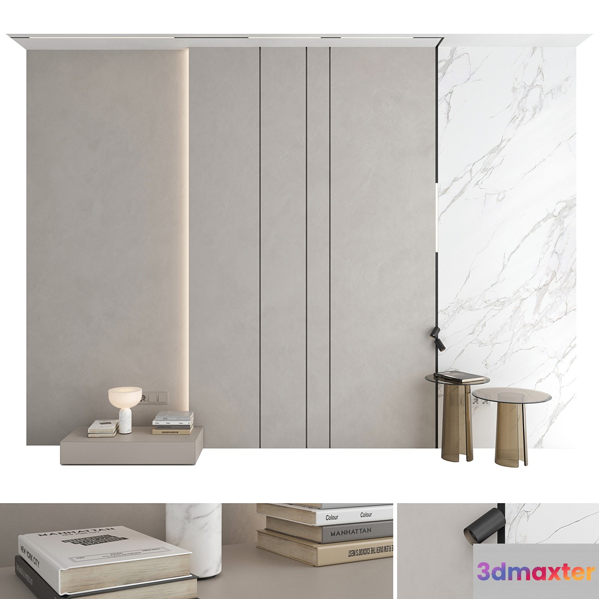 Decorative wall panel set 106 - No.2
