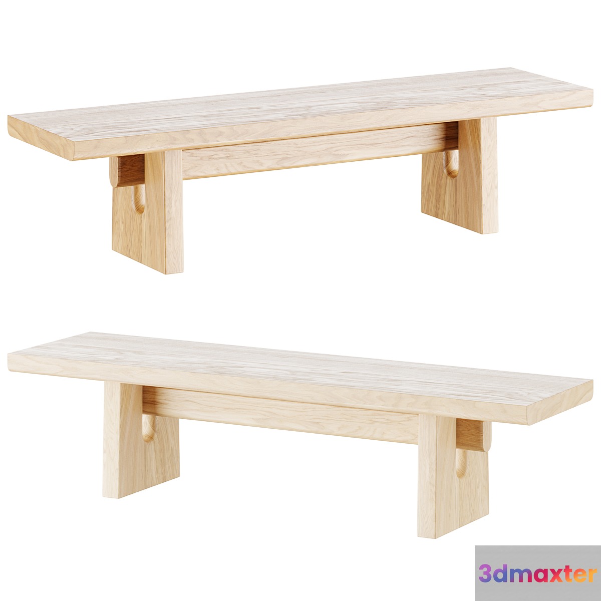 Poliform NARA | Bench 3D Max