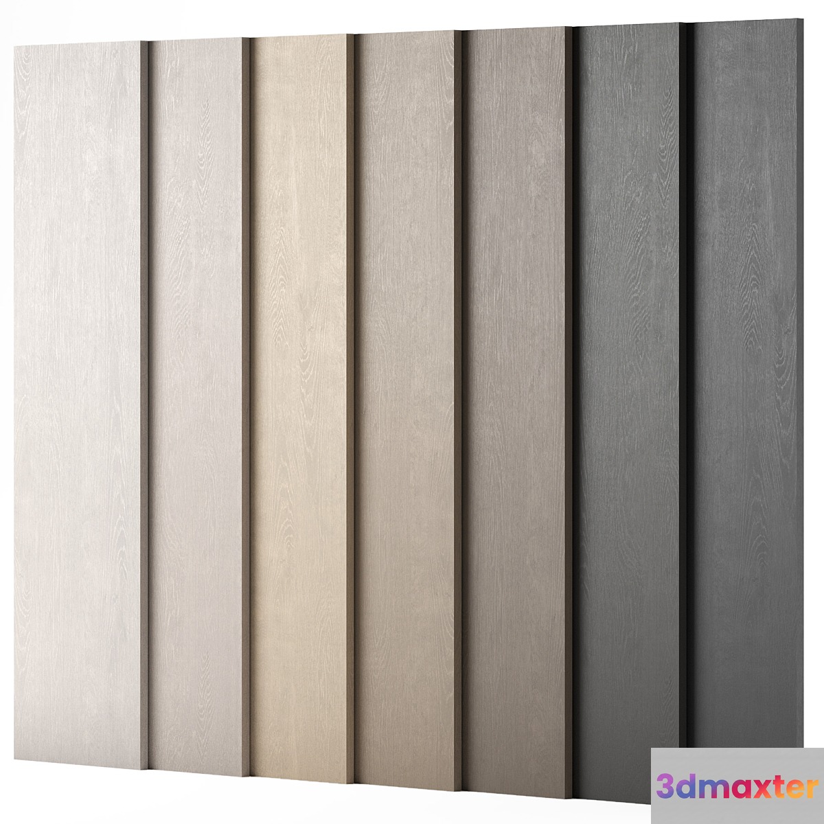 Wood materials Oak - 7 colors - set 11 - No.2