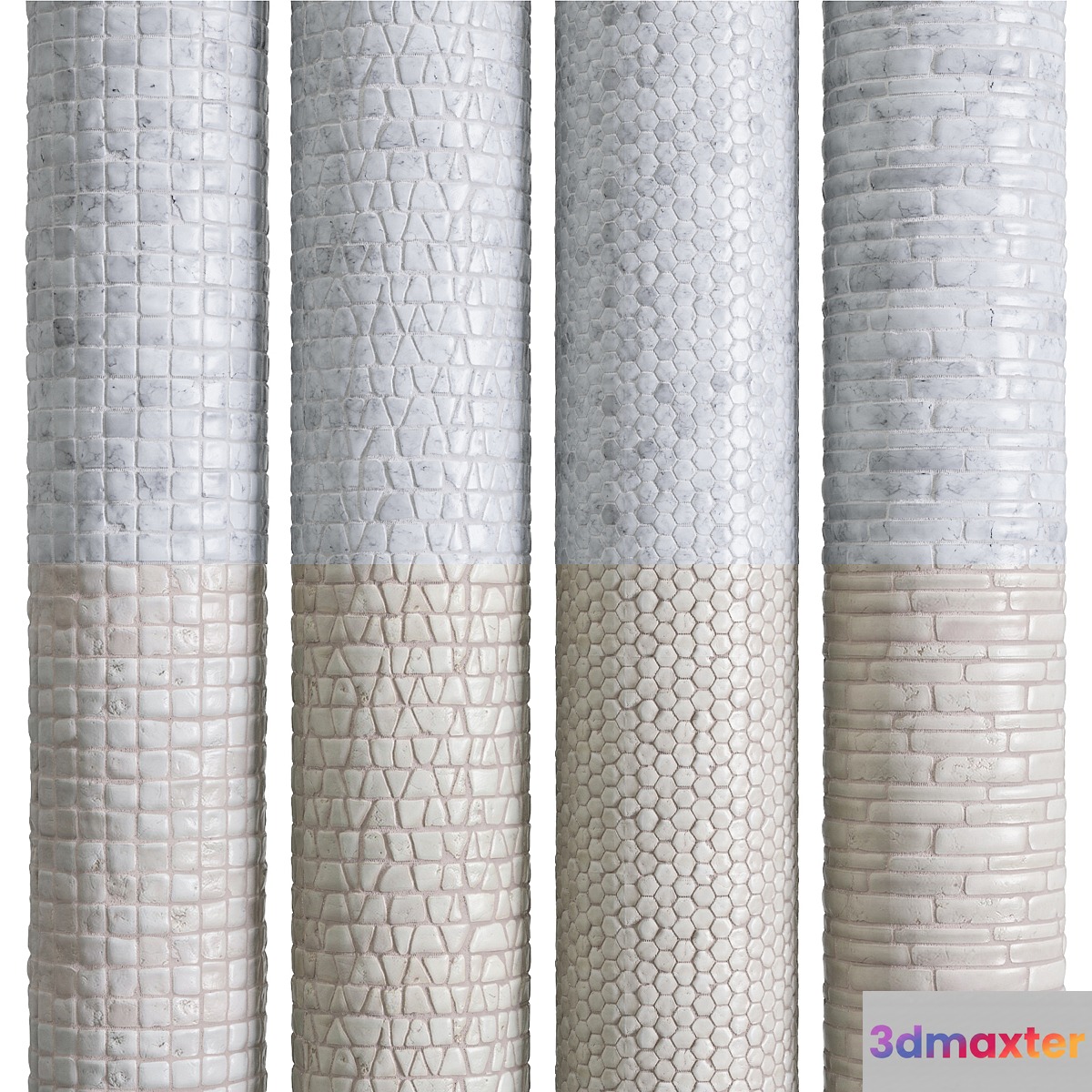 Giovanni Barbieri Timeworn Marble 3D Max
