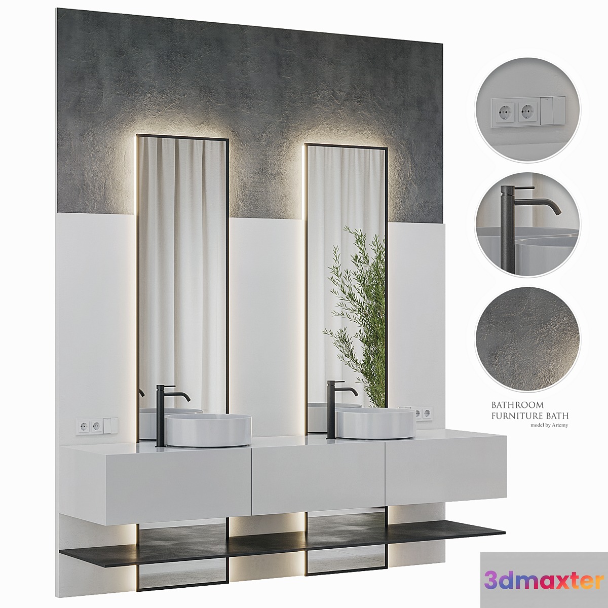 Bathroom furniture Bath Set 46 - No.2