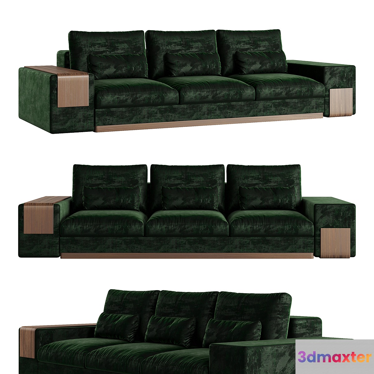 MIES 3 Seat Sofa by ALMA de LUCE - No.2