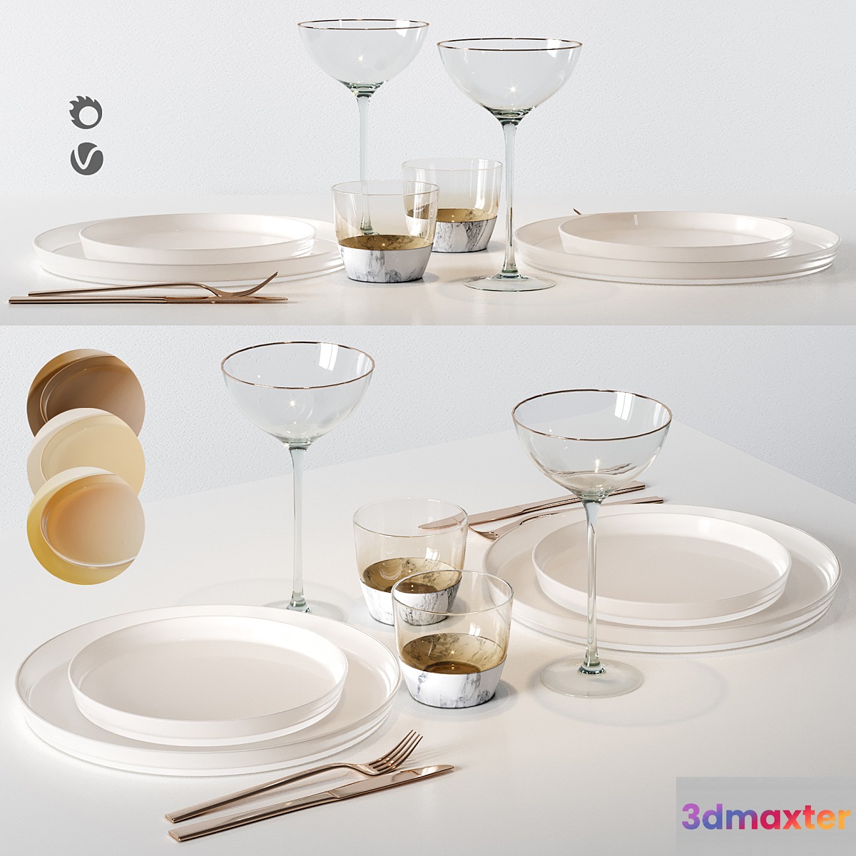 Table setting 9d