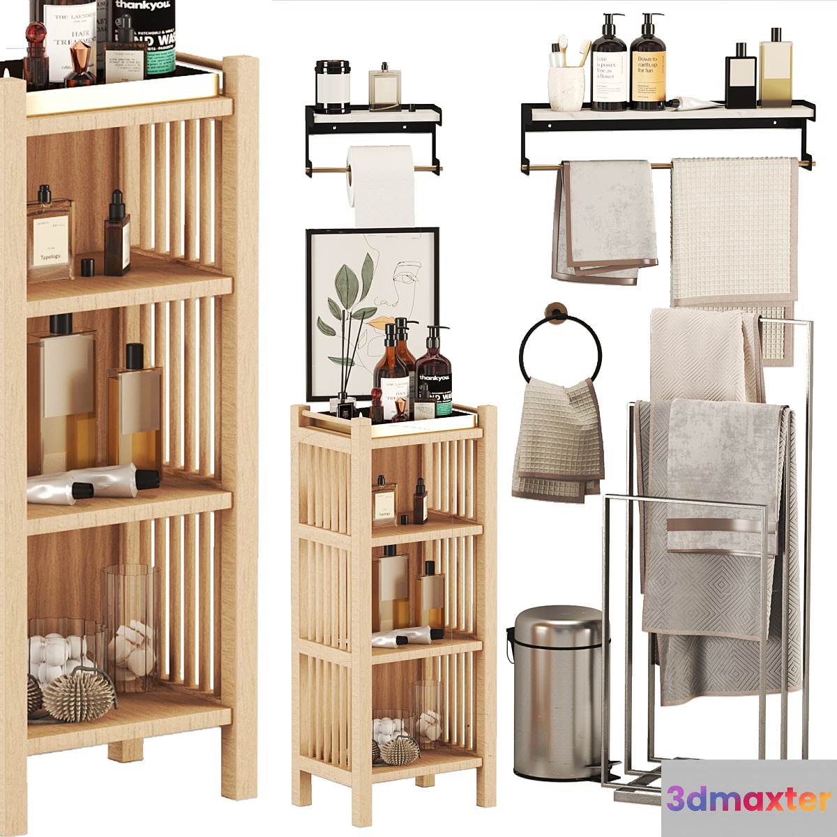 Bathroom accessories-14-made company 3D Max
