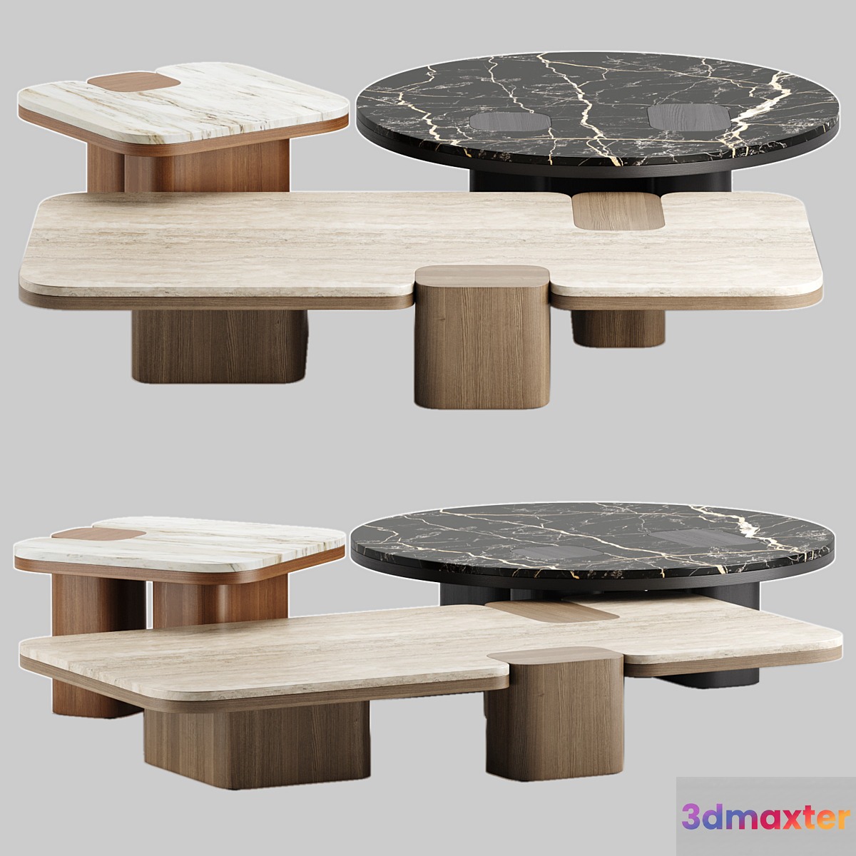 ERICE coffee tables set - Carpanese Home