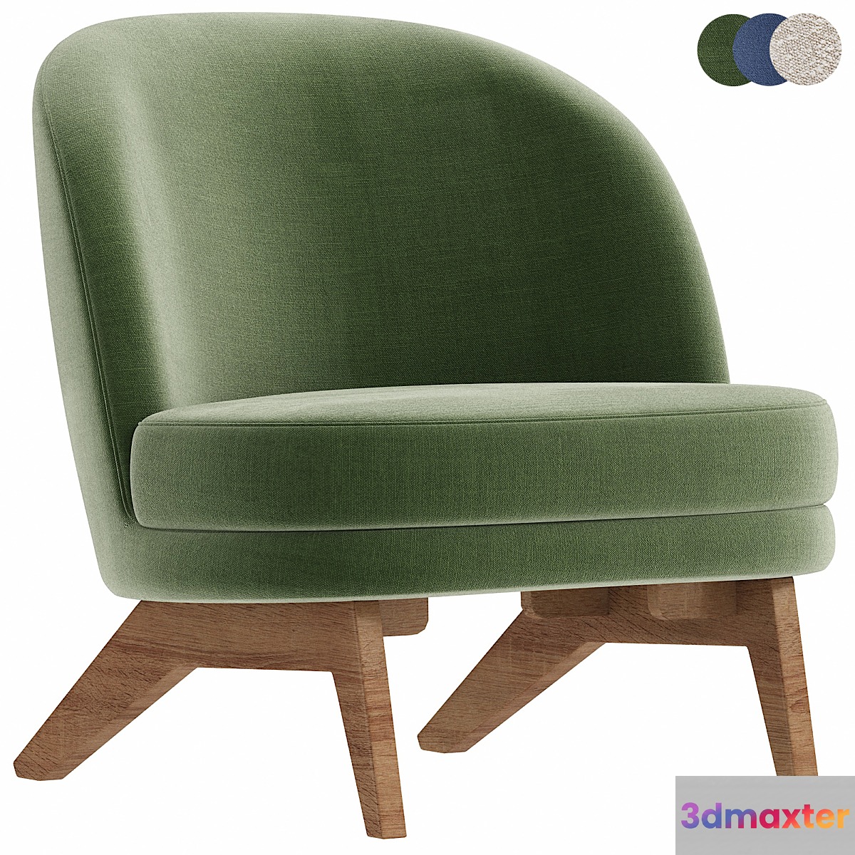 Armchair Pyle Cozy White