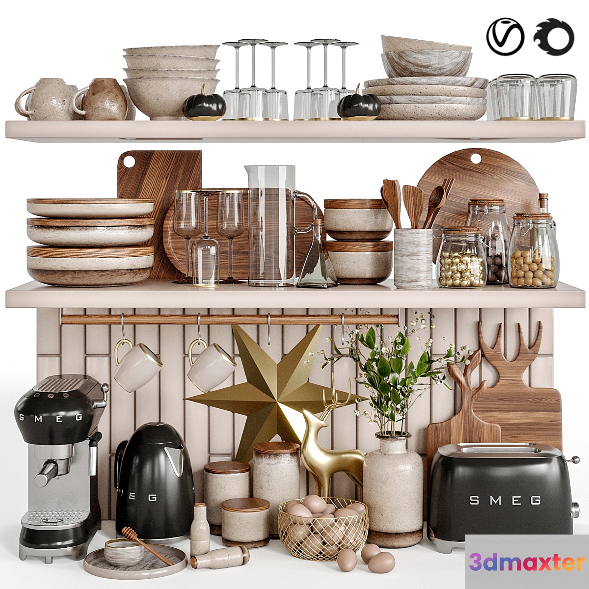 accessories smeg 03 3D Max