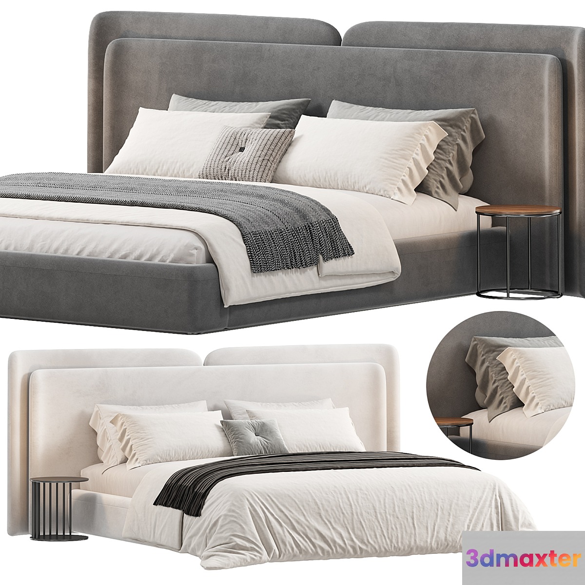 Valletta Bed by importhome 3D Max