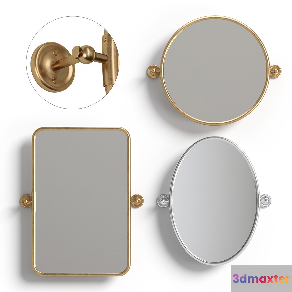 Mirror Cassandre La Redoute 3D Max
