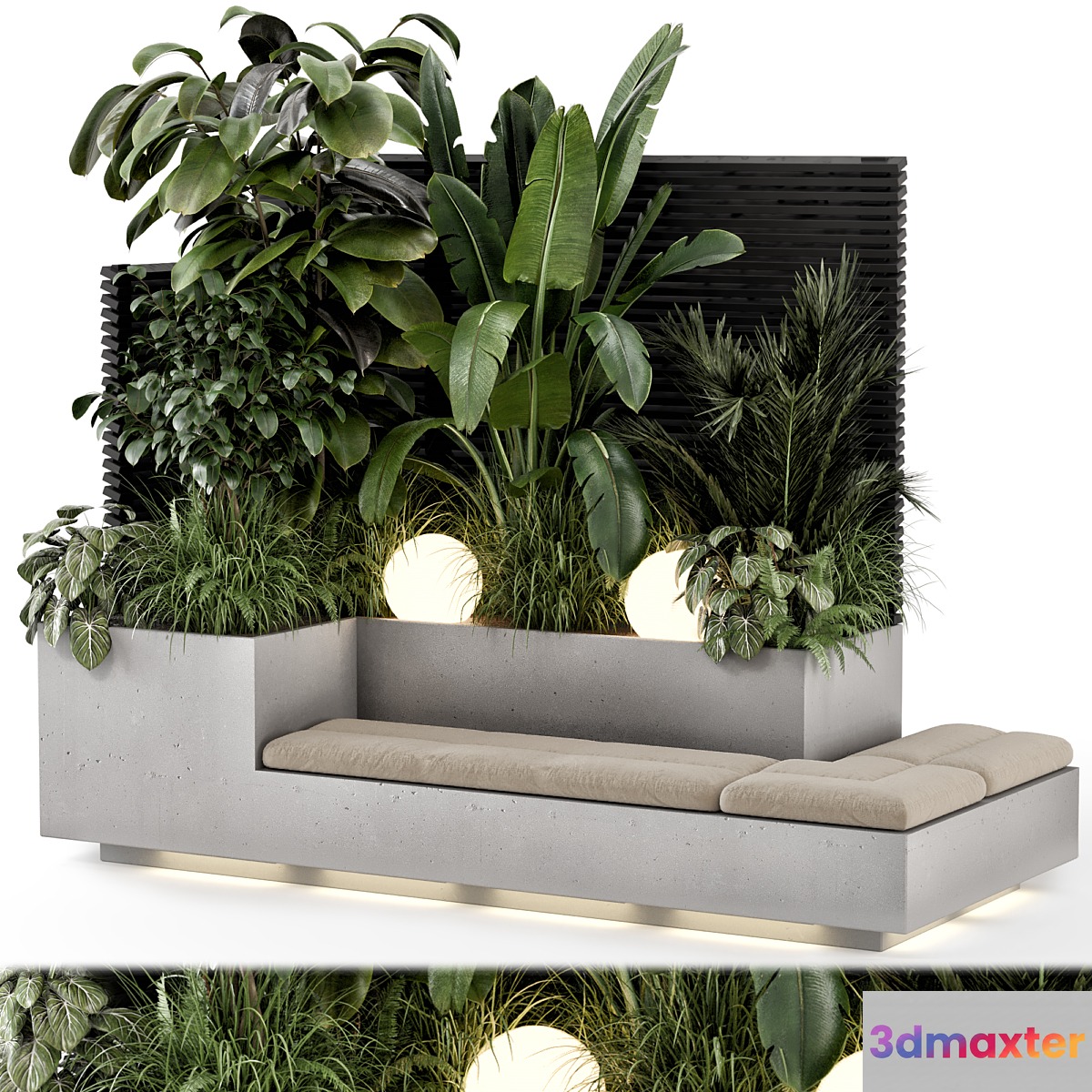 Backyard and Landscape Set Bush and Tree - Set 1210 - No.2