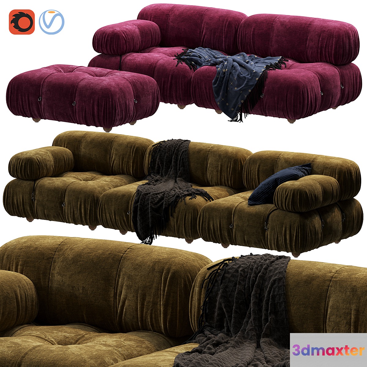 Camaleonda Sofa by B&b Italia