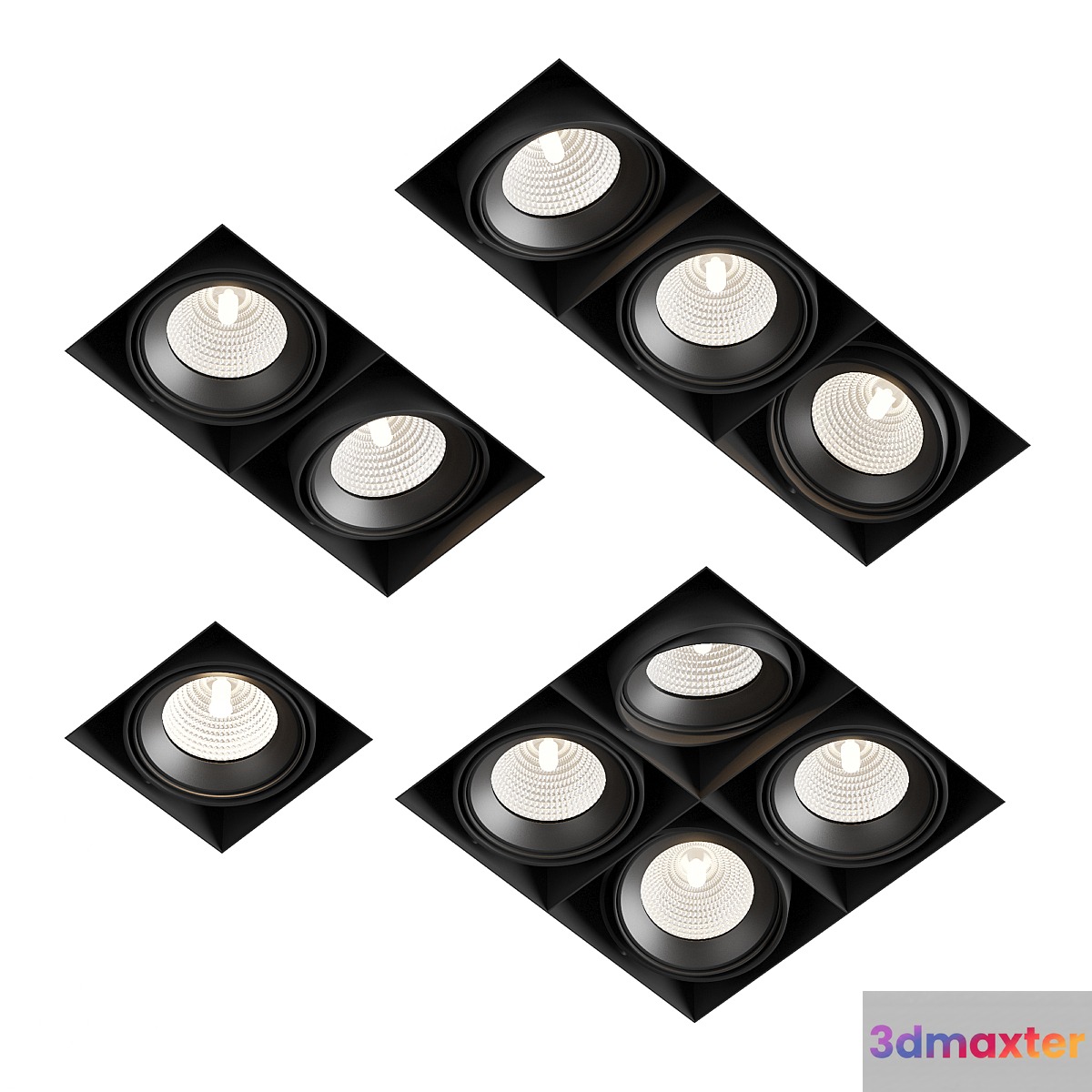 Modular Lighting Instruments Multiple trimless