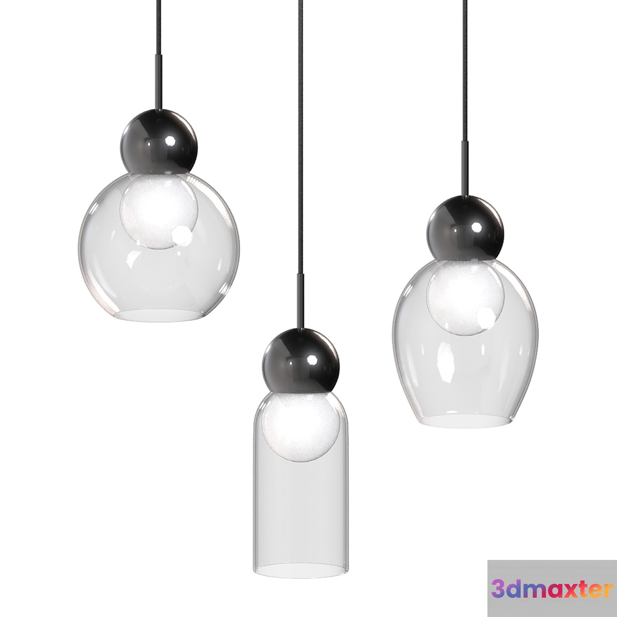 ODEON LIGHT Black 3D Max