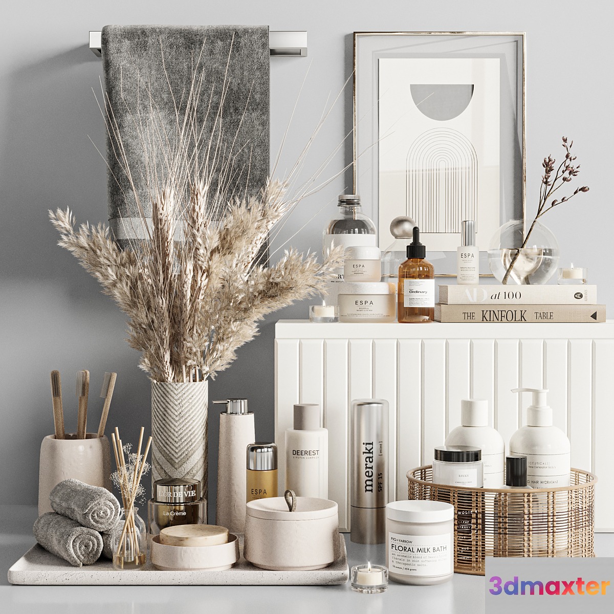 bathroom accessories 47 3D Max