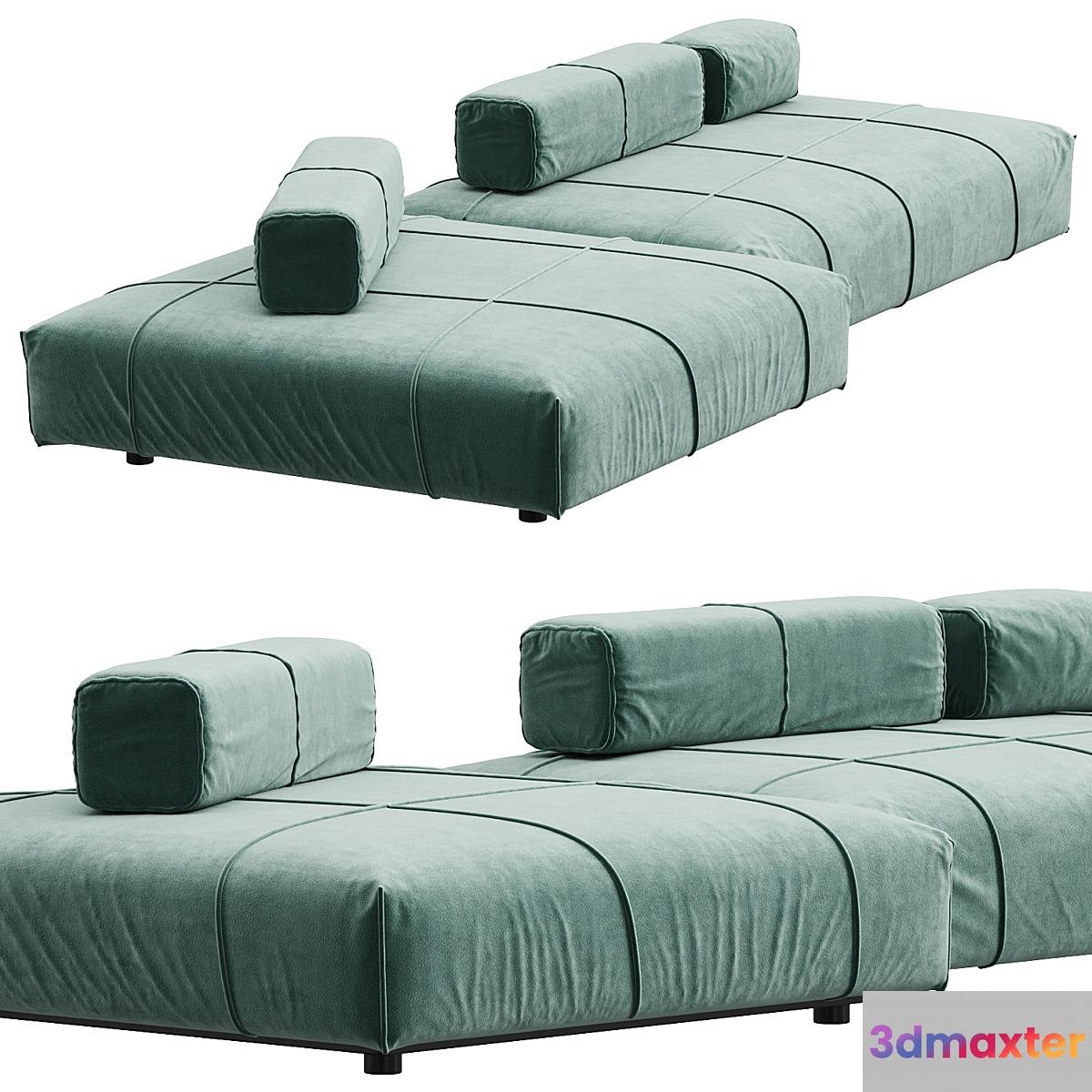 Baxter Panama Bold Sofa N2 Composition - No.2