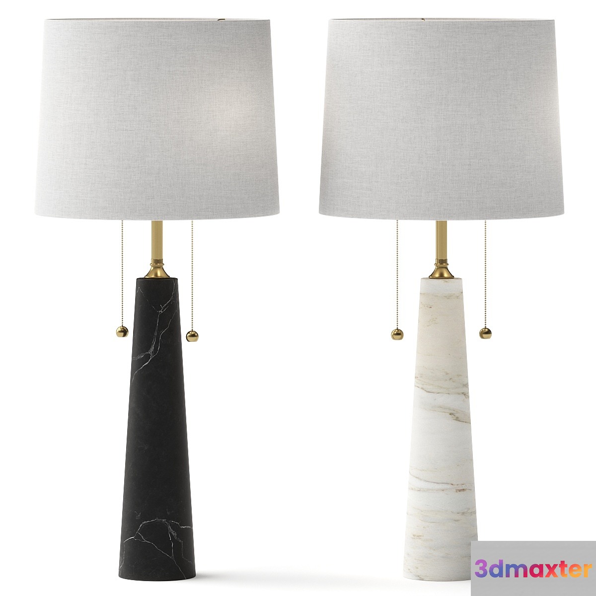 Arteriors Essential Lighting Sidney Table Lamp 3D Max