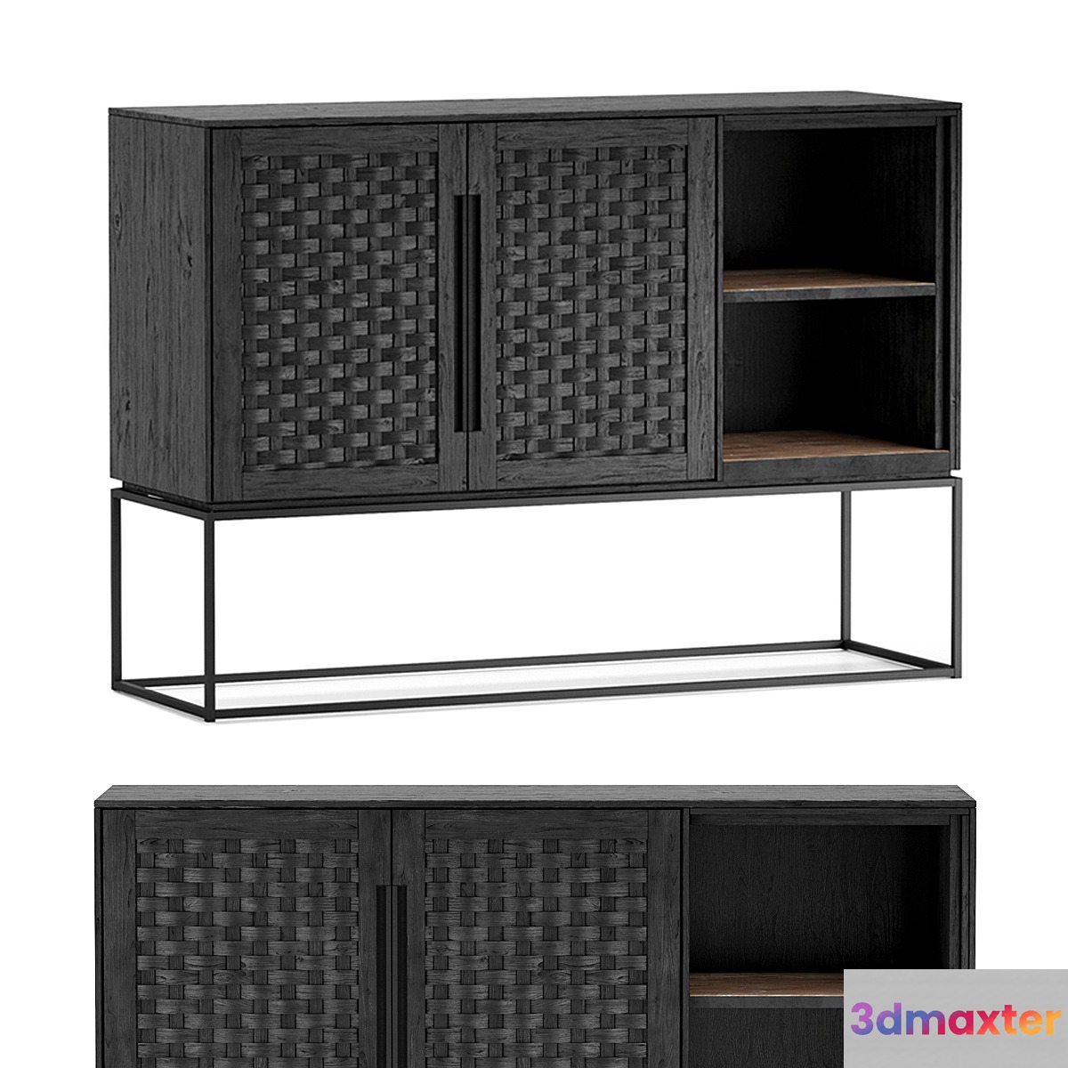 Teak House - Tall chest of drawers Karma 140 3D Max