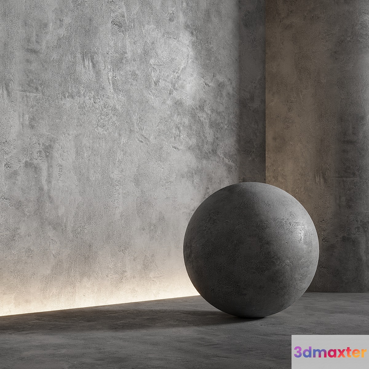 Decorative plaster. Seamless decorative plaster material 53 3D Max