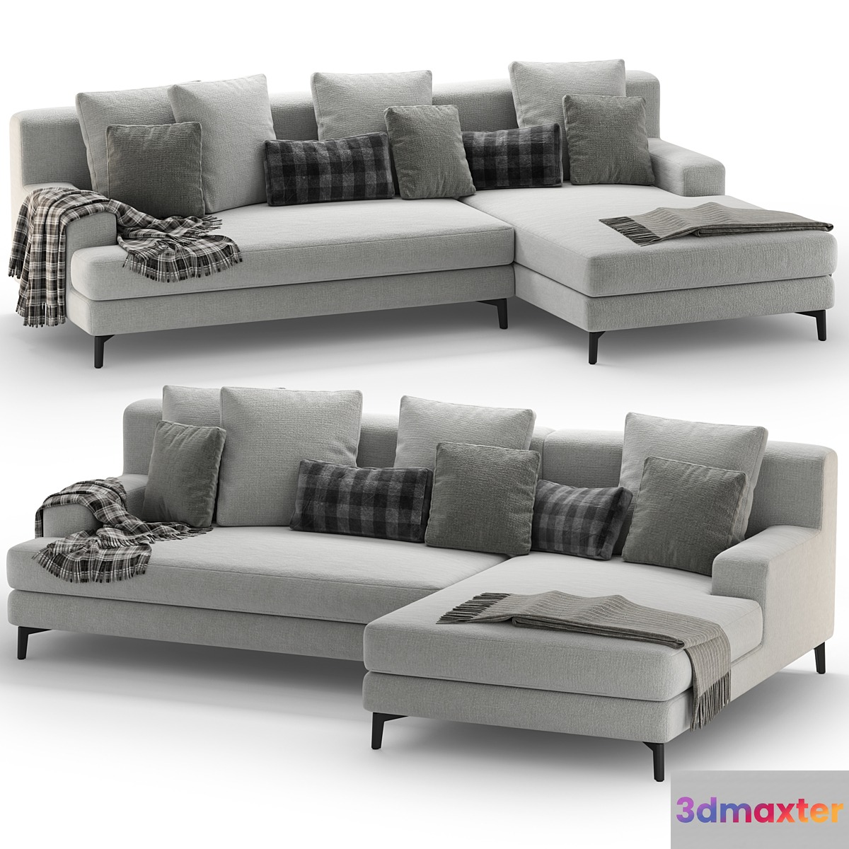 Corner Sofa Dameda PORTOFINO 3D Max