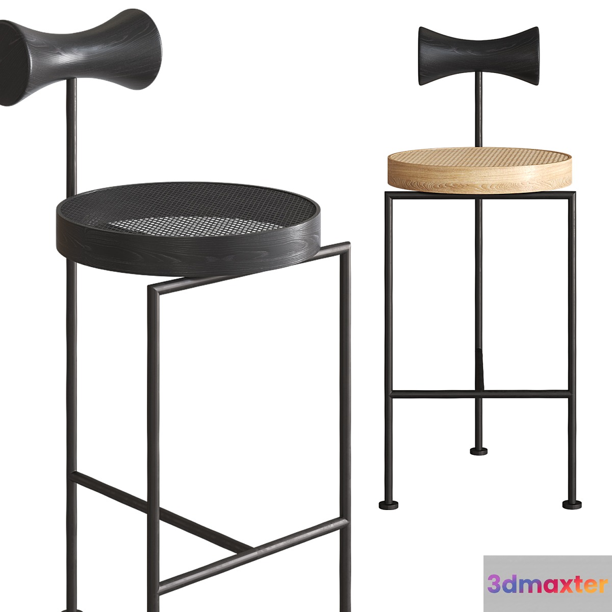 Banqueta Torno Chairs 3D Max