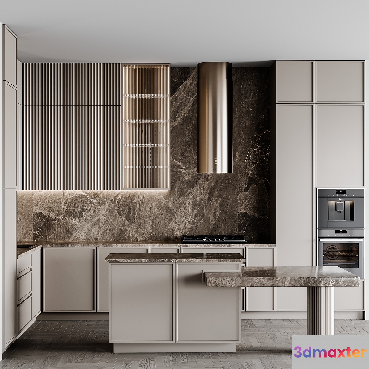 kitchen modern213 3D Max