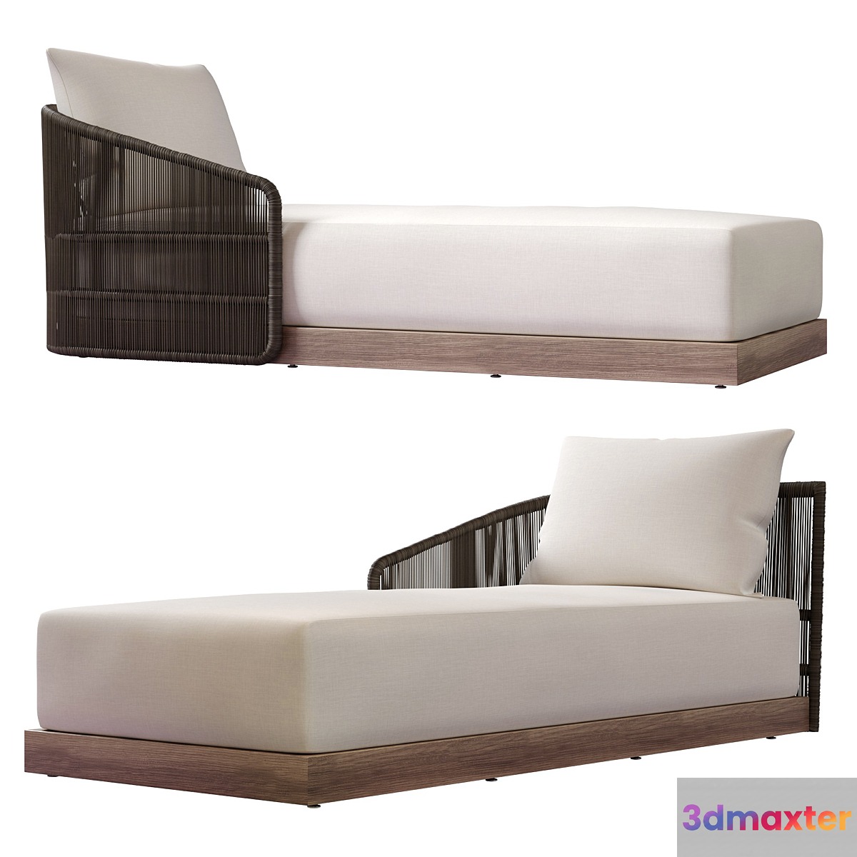 Havana arm chaise RH