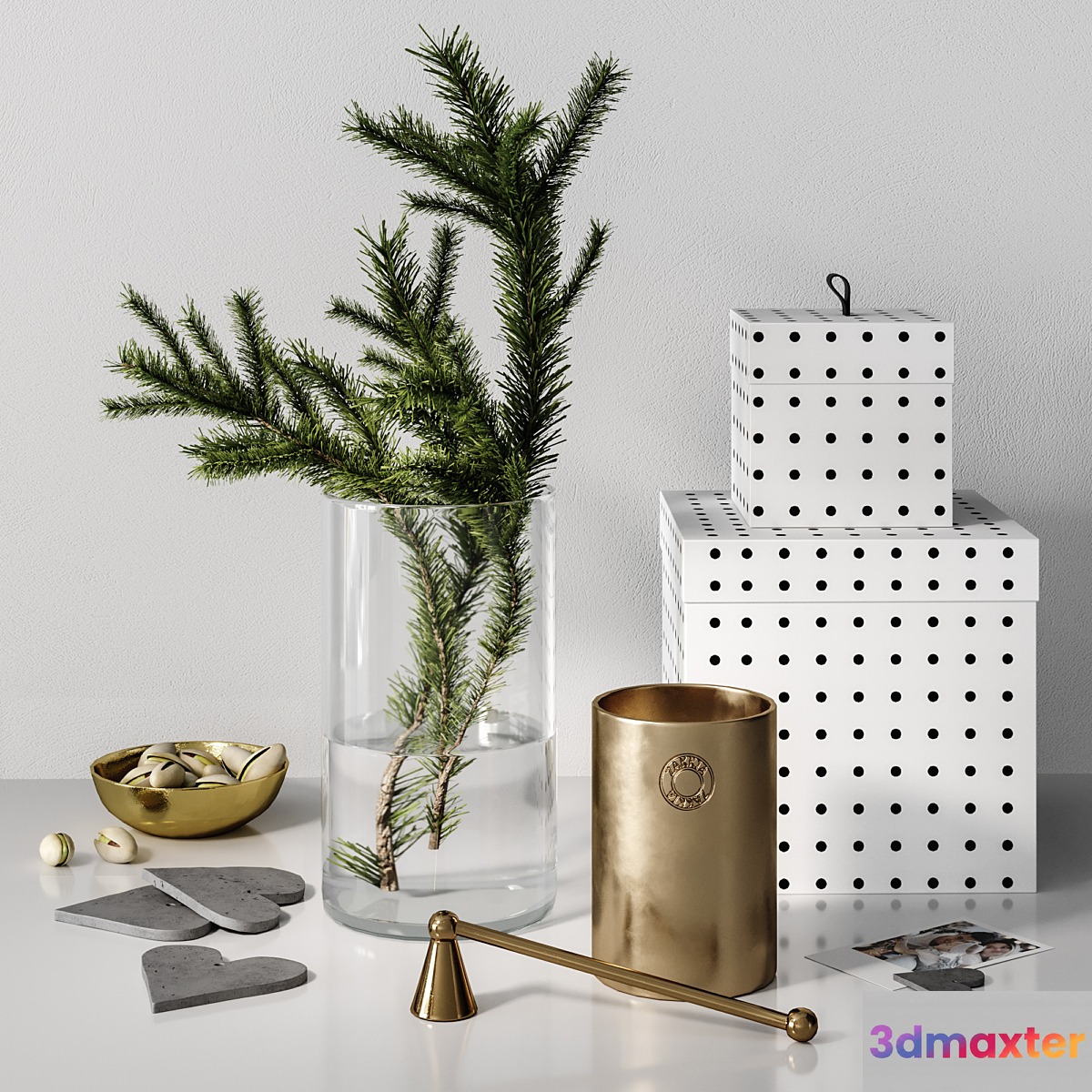 New Years set 3D Max