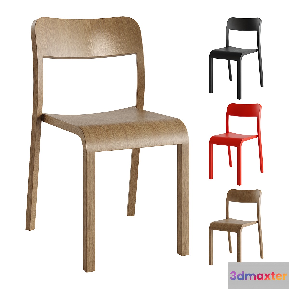 BLOCCO | Chair by Plank 3D Max