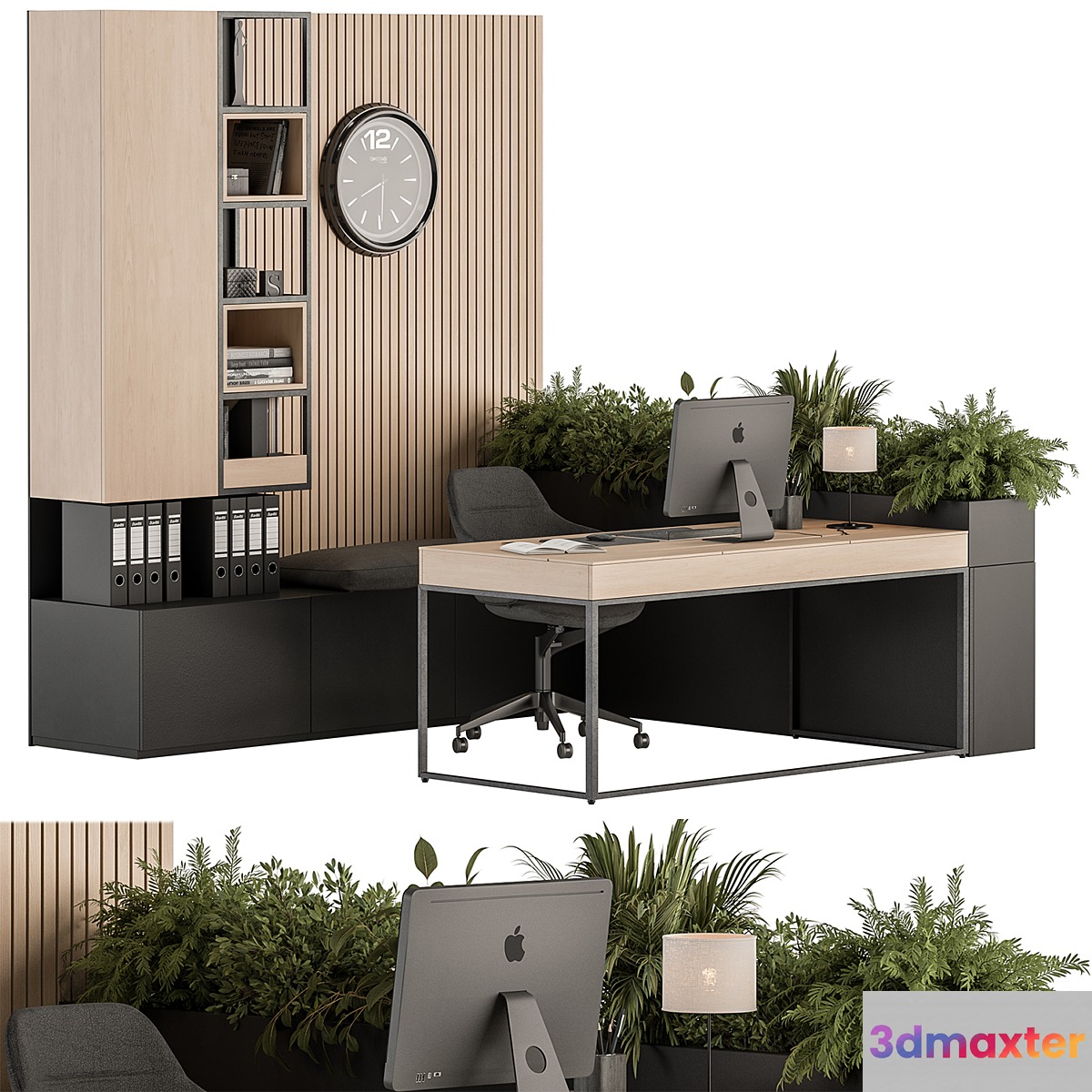 Manager Desk - Office Furniture 409 3D Max