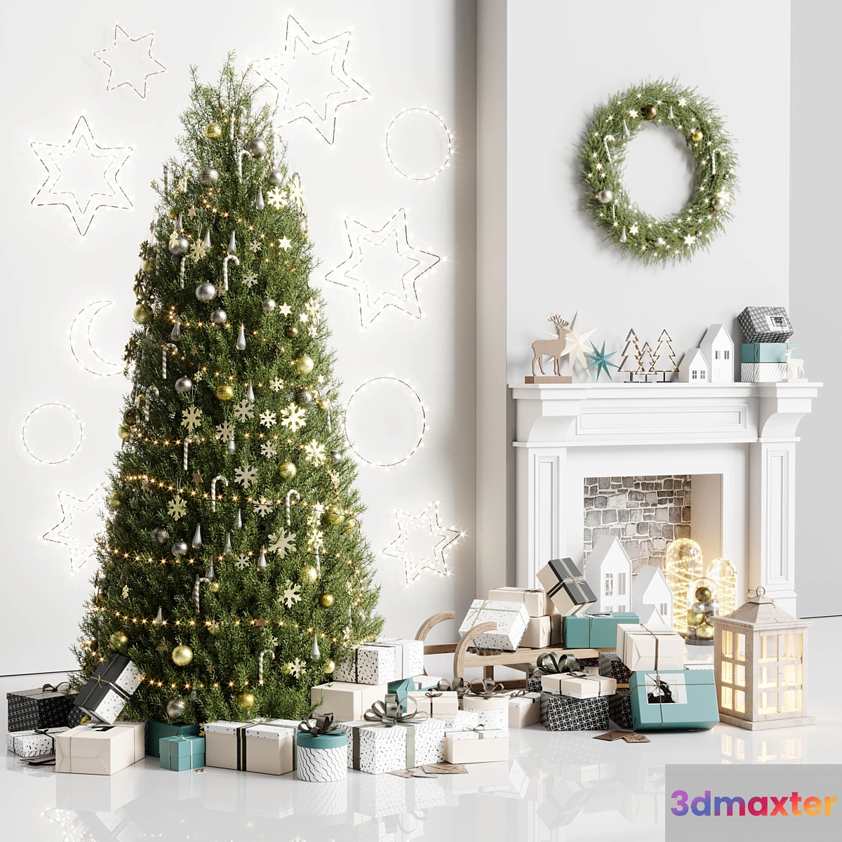 Christmas Tree Decoration 01 3D Max