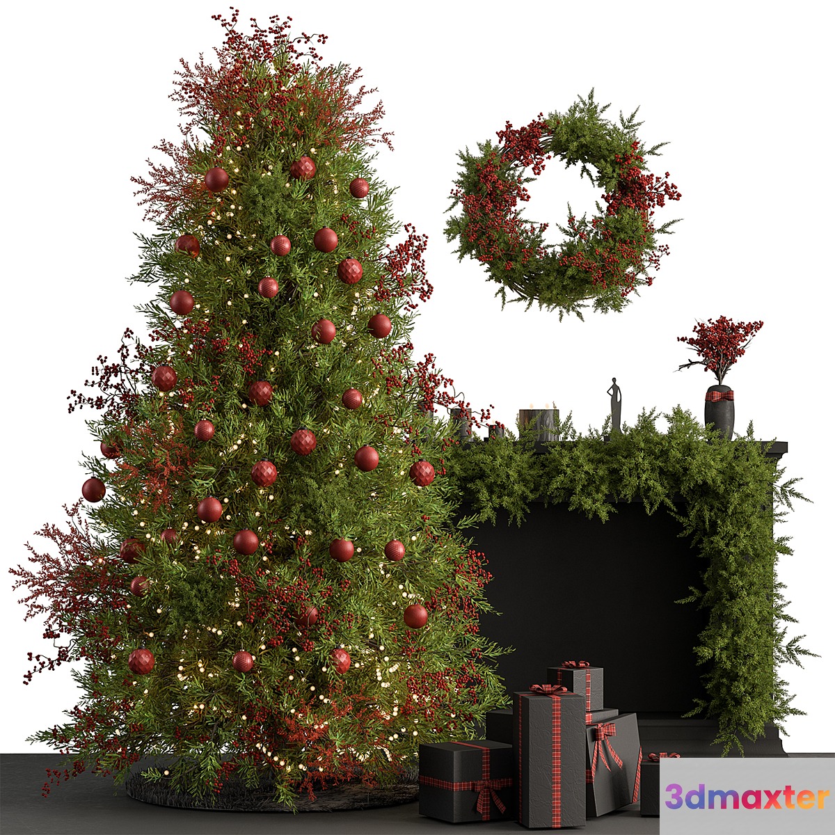 Christmas Tree and Decoration 46 - No.2 3D Max