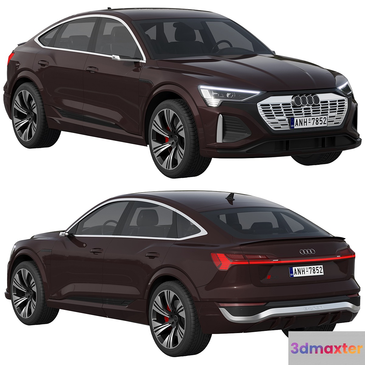 Audi Q8 Sportback e-tron 3D Max