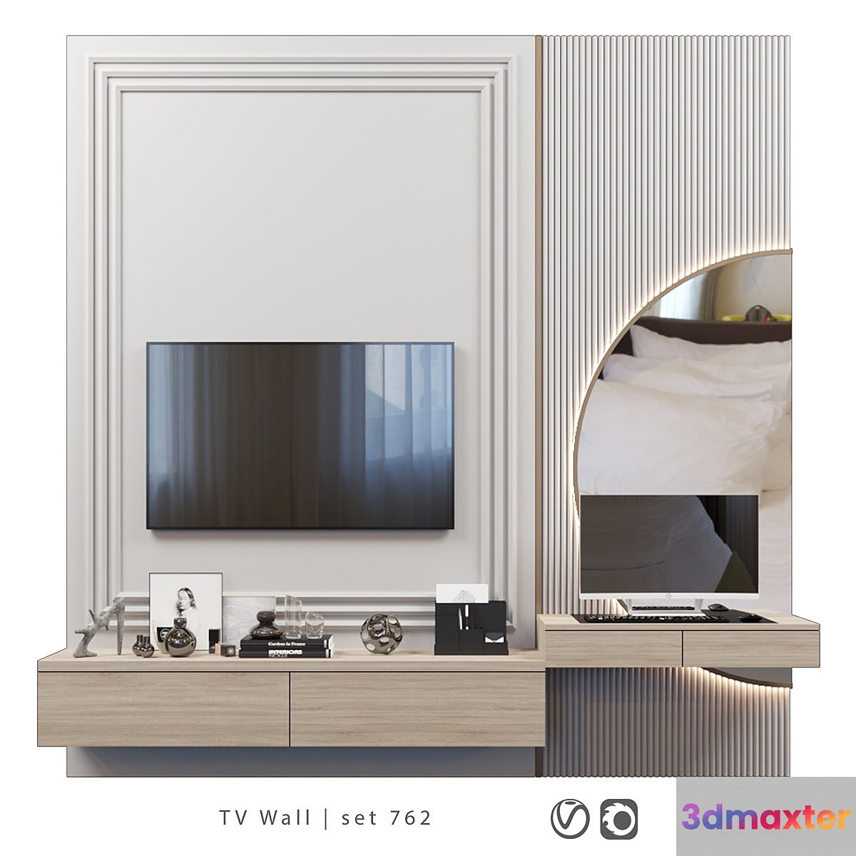 TV Wall | set 762 3D Max