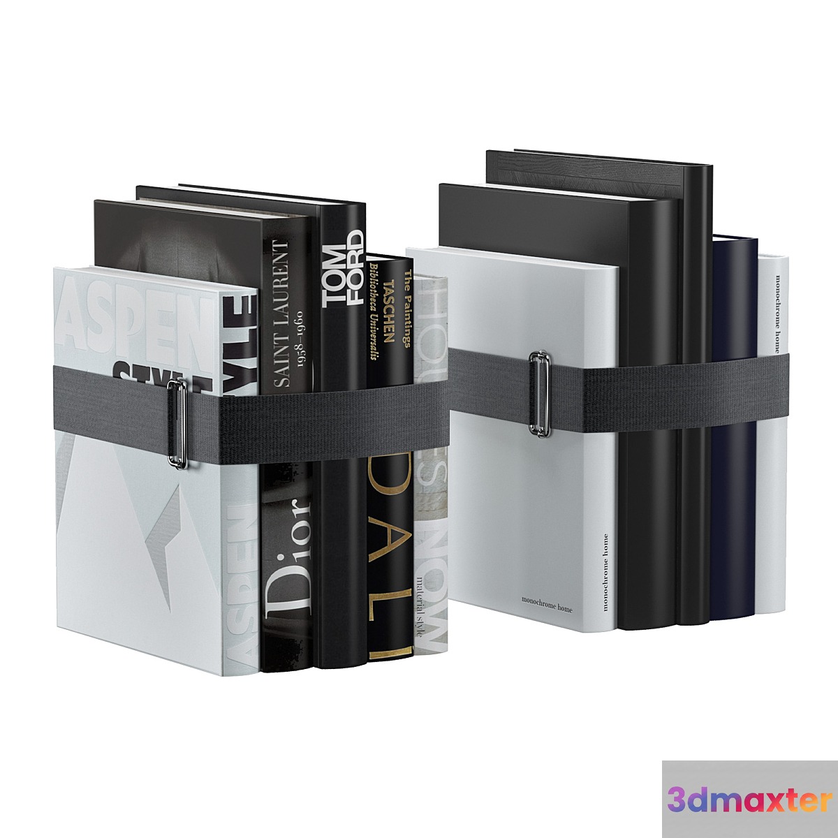 Book set decor 133 3D Max