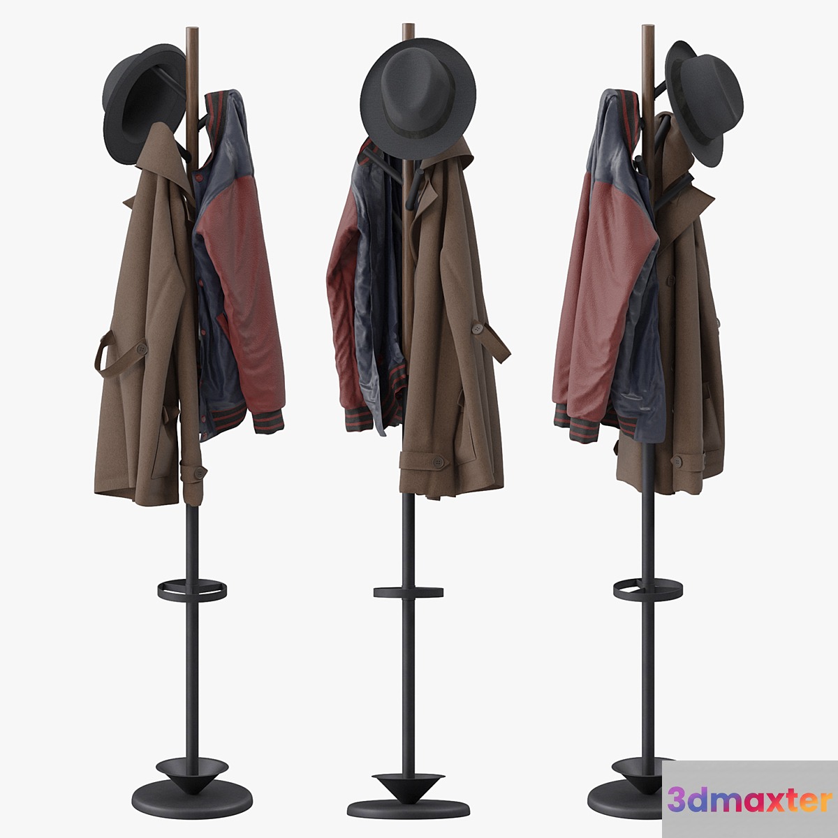 Coat Rack with Umbrella