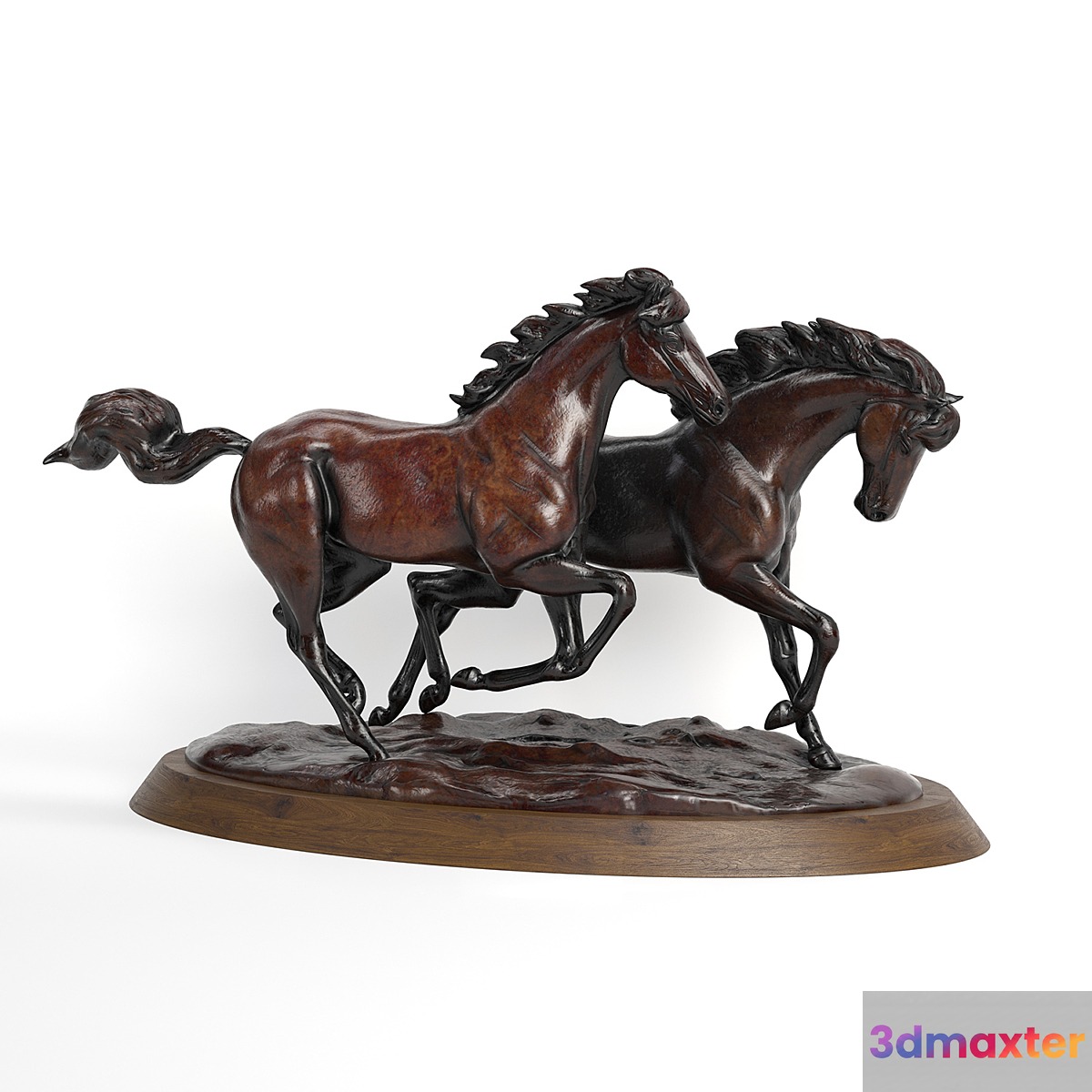 running horses