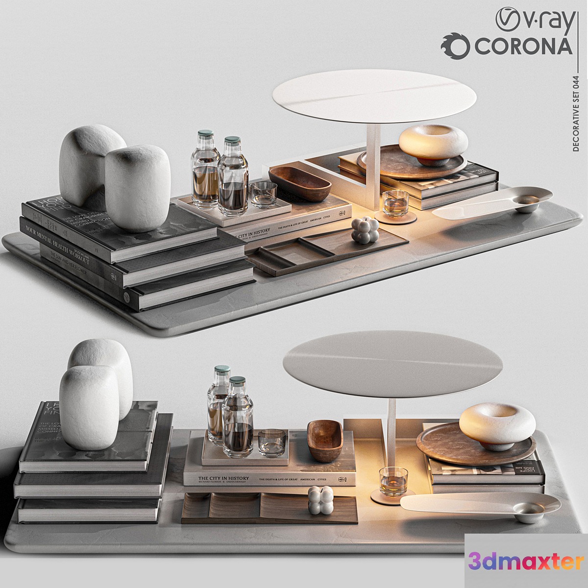 Decorative Set -044 -Vibia Lamp - No.3