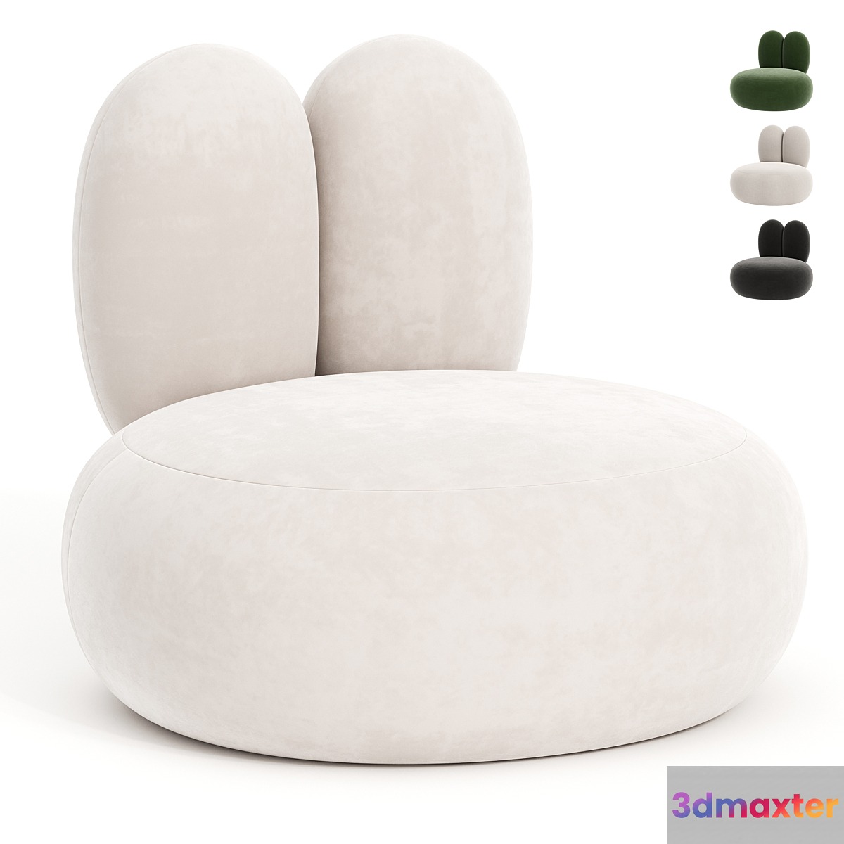 Rabbit Armchair 3D Max