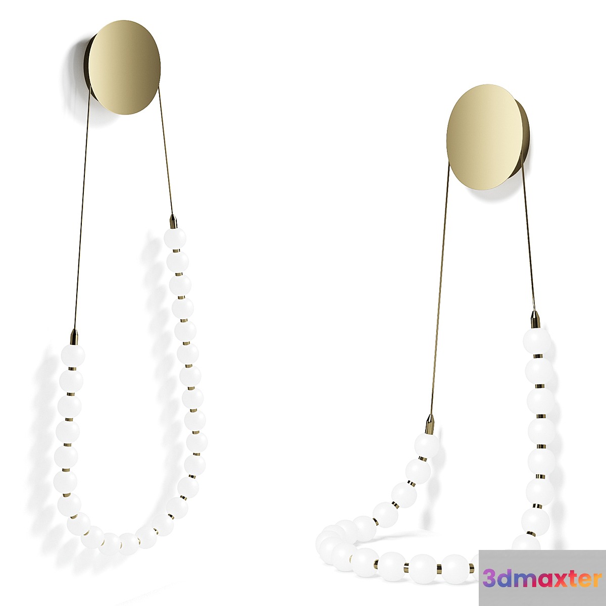 Perla Nova Luce Sconce 3D Max