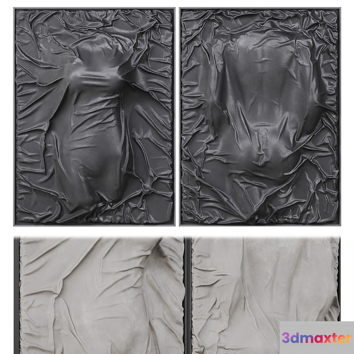 Decorative panel on the wall 03 3D Max