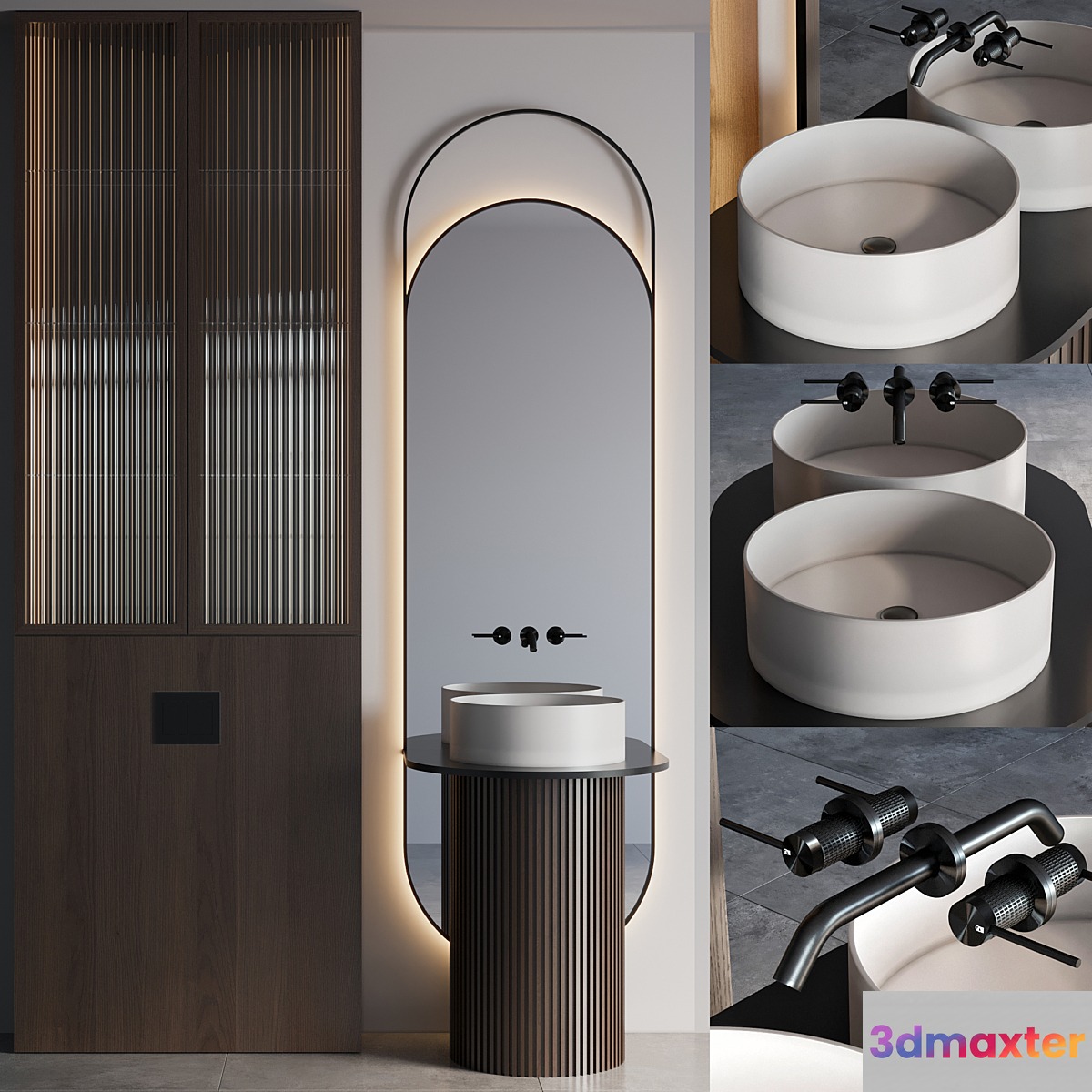 bathroom furniture 94 3D Max