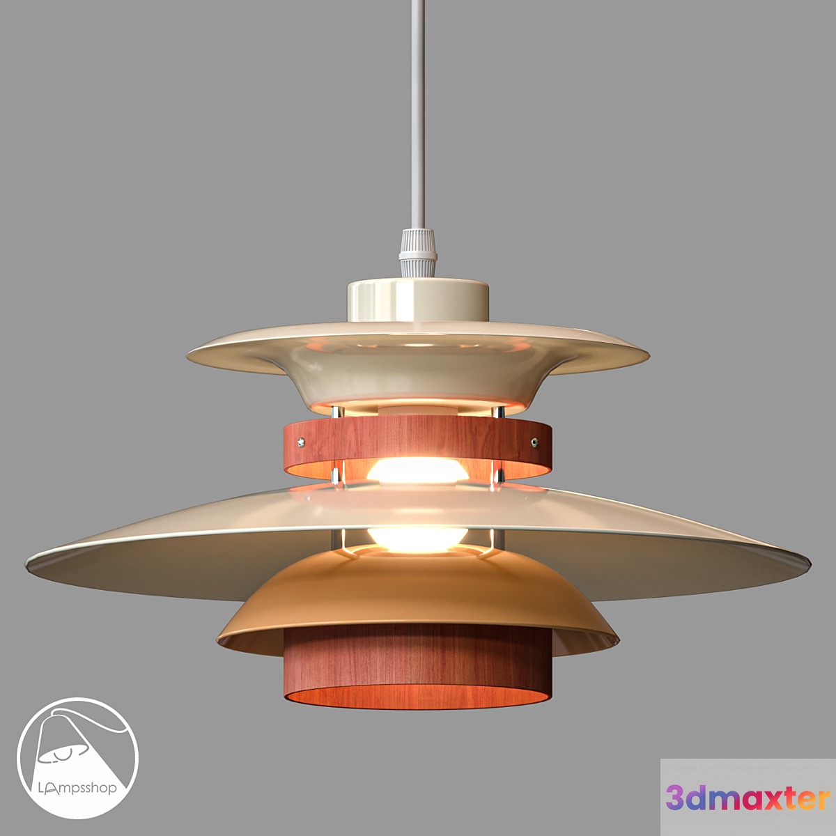 LampsShop.com PDL2447 Pendant Cecher - No.2 3D Max