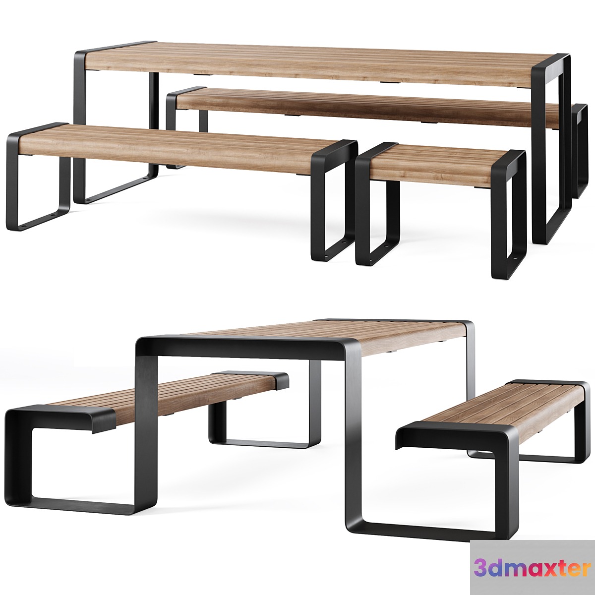 STORR Benches by Furns 3D Max