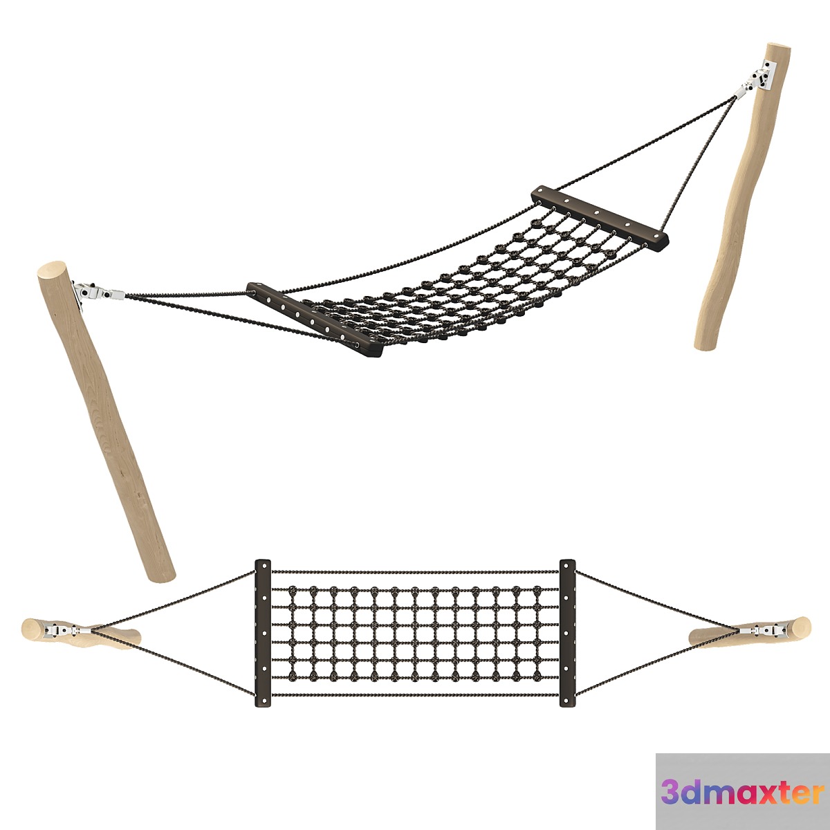 Outdoor hammock from Kompan 02 - No.2 3D Max