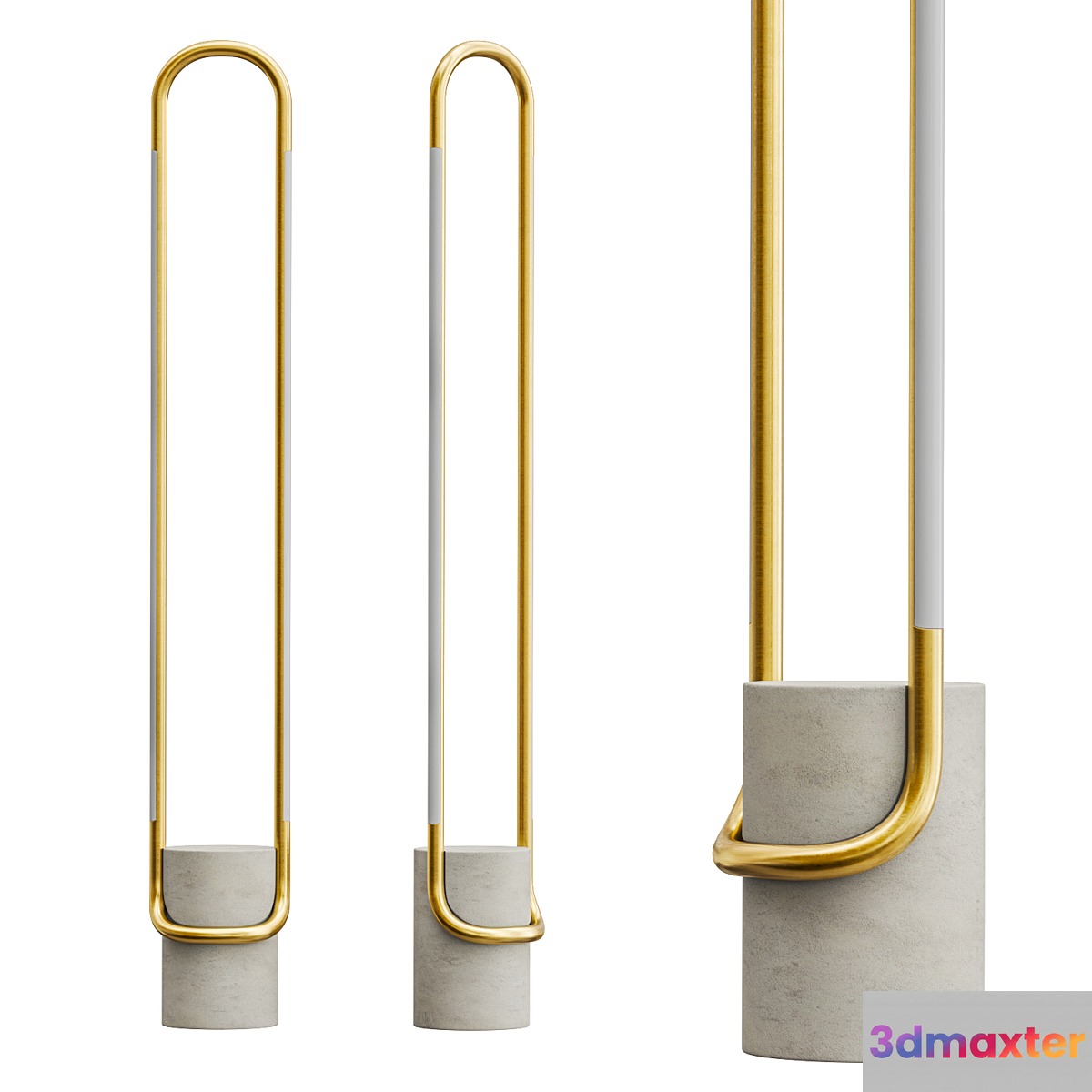 Beau Brass LED Floor Lamp - No.2
