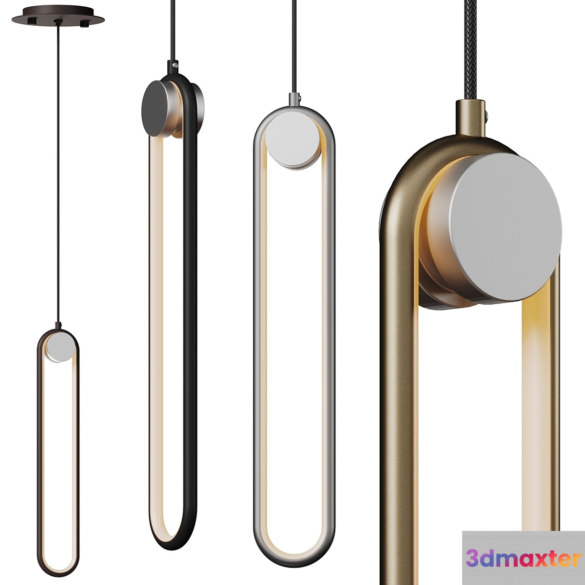 Mavey Pendant by OROA 3D Max