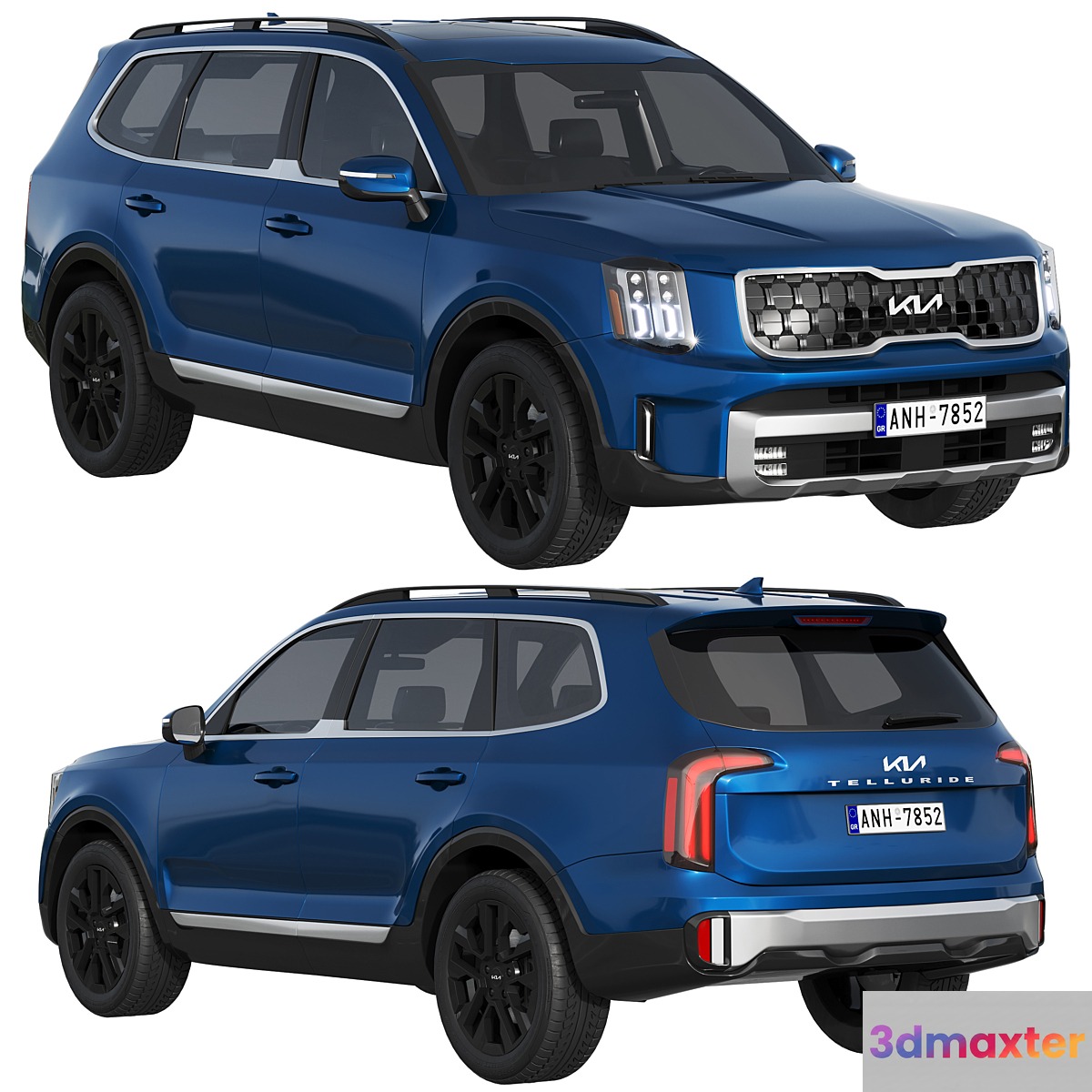 Kia Telluride 2023 3D Max