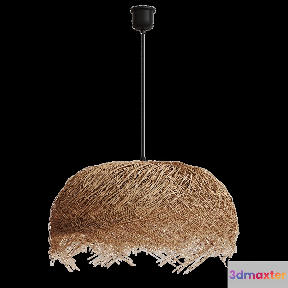 Rattan chandelier Samai La Redoute - No.2